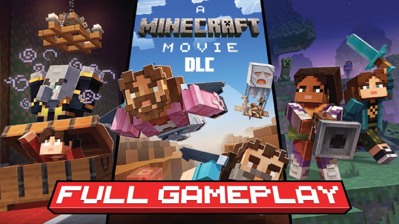 A Minecraft Movie DLC - Full Gameplay Walktrough | Minecraft Bedrock Map