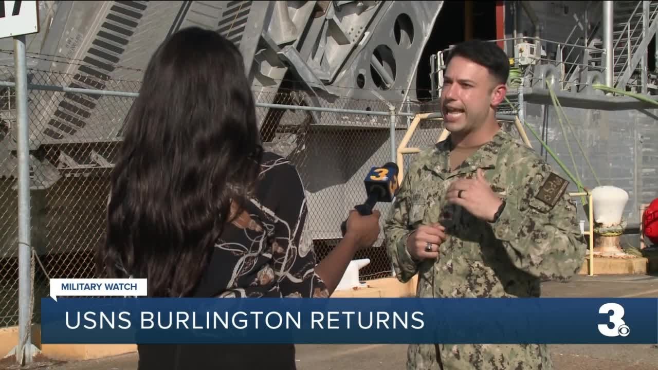 USNS Burlington returns