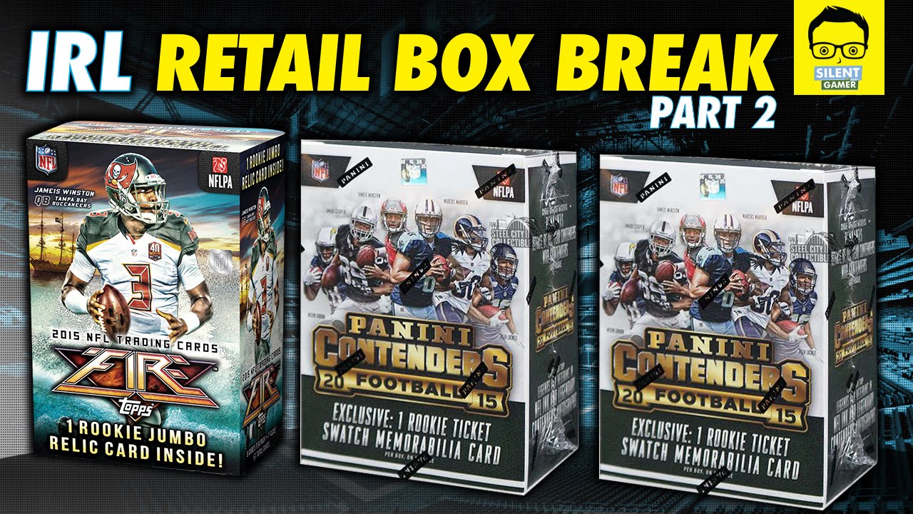 In Real Life Pack Opening - 2015 Topps Football & Panini Contender Retail Box - 