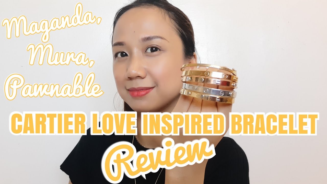 CARTIER LOVE INSPIRED BRACELET- MAGANDA, GOLD AT PAWNABLE PA!