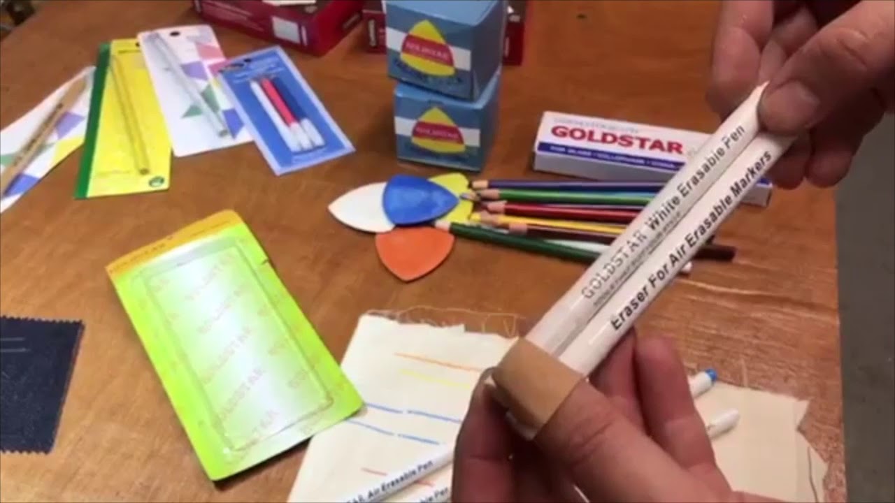 Sewing Tools - Marking Tools - Water Erasing Pen - Chalk & China Markers