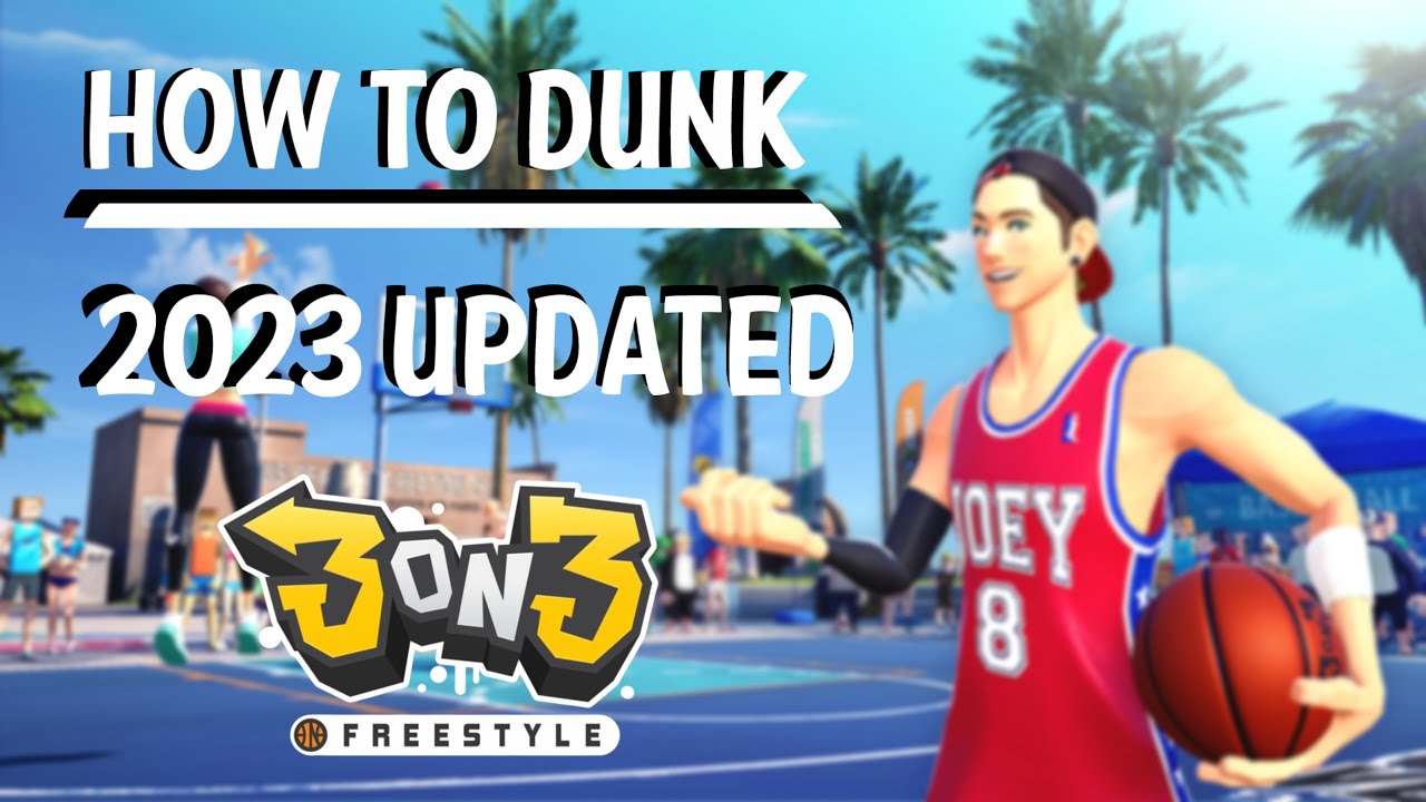 How To DUNK With ANY Character On 3 On 3 Freestyle!