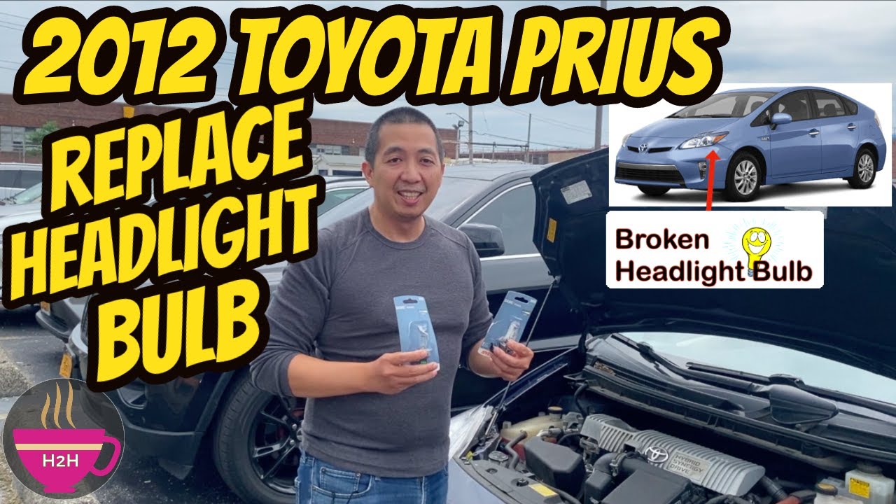 How to: 2012 Toyota Prius Driver Side Headlight Bulb Replacement (Correct Bulbs: H11, 9005)