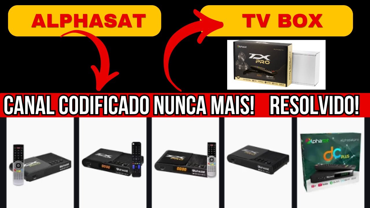 Alphasat Canal Codificado resolvido todos os modelos