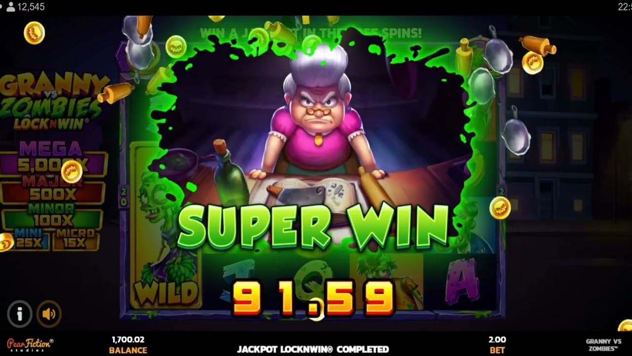 GRANNY VS ZOMBIES (Pear Fiction Studios) 🎰 Online Slot SUPER WIN! 💵