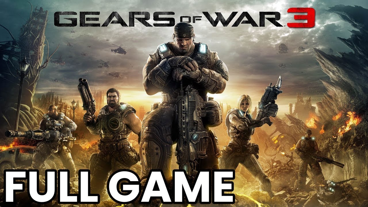 Gears of War 3 - Full Game Walkthrough (No Commentary Longplay)