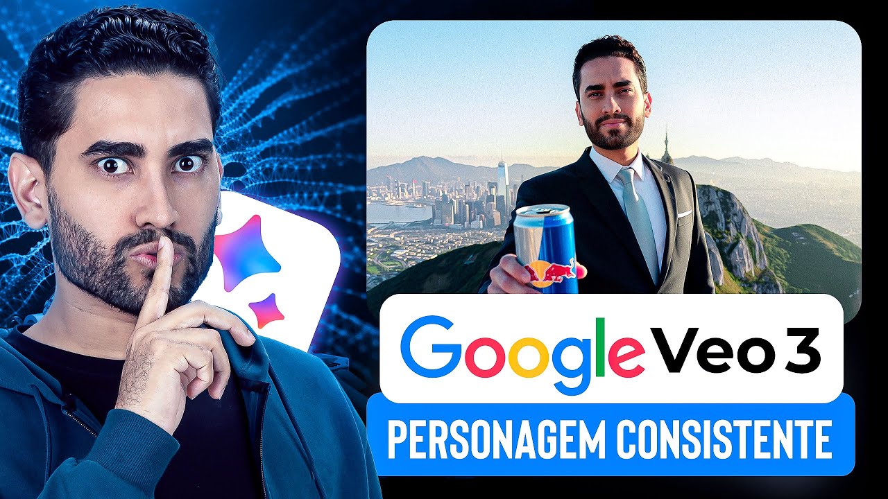 Como Criar a CONSISTÊNCIA PERFEITA no GOOGLE VEO 3 (Guia de Clonagem)