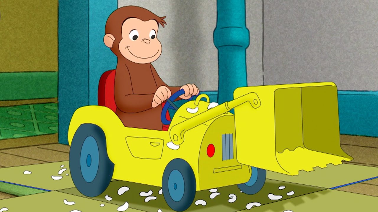 ジョージの新しいホイールローダー | 全編 🐵 おさるのジョージ