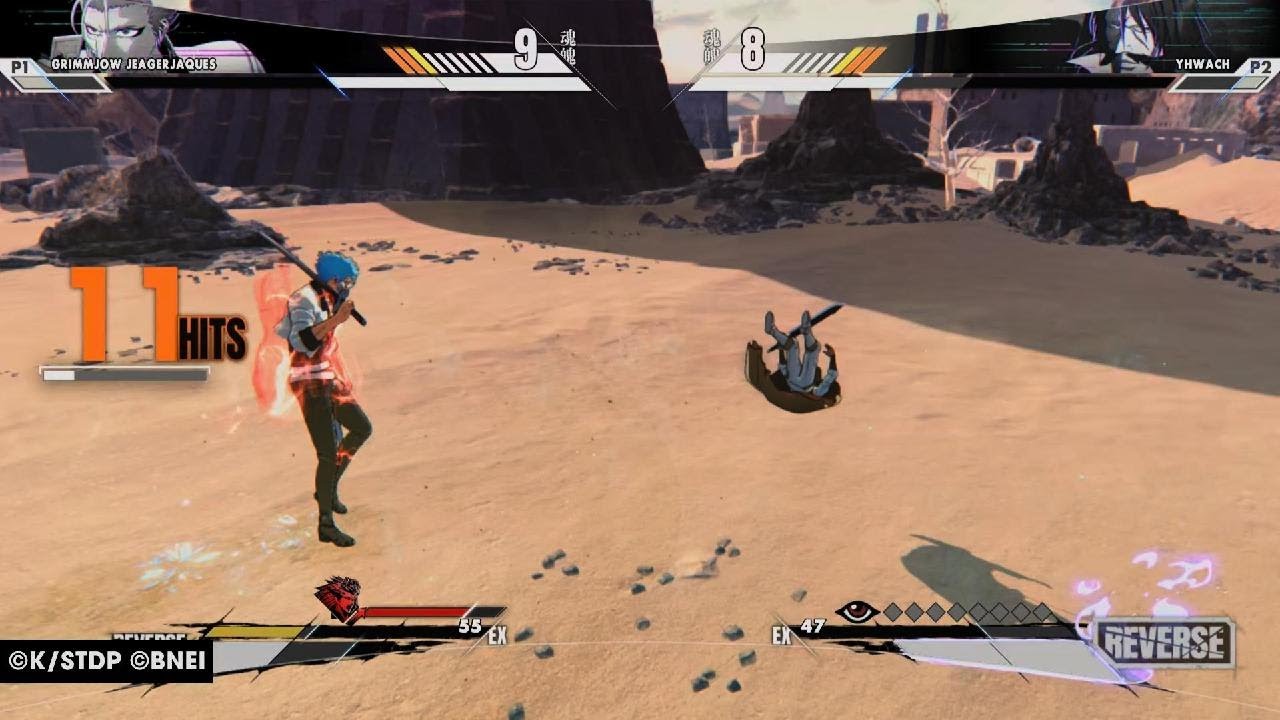 BLEACH Rebirth of Soul Grimmjow damage
