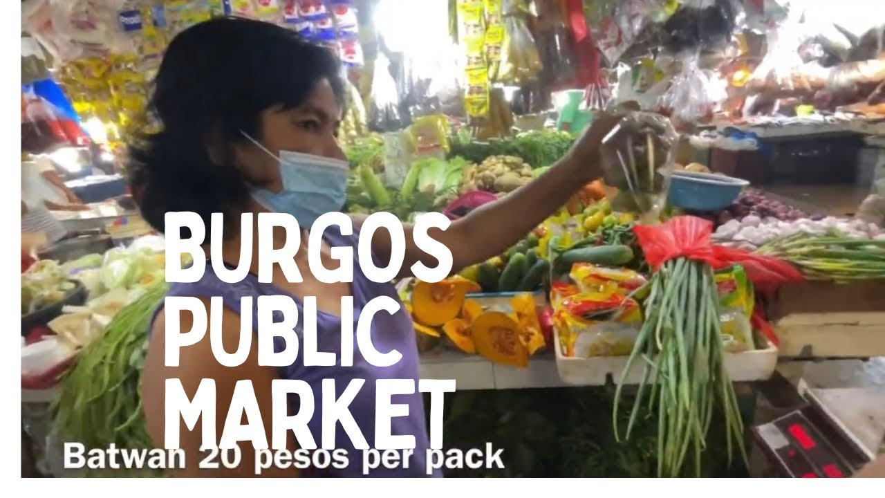 Walking along Bacolod City Burgos Public Market in the morning