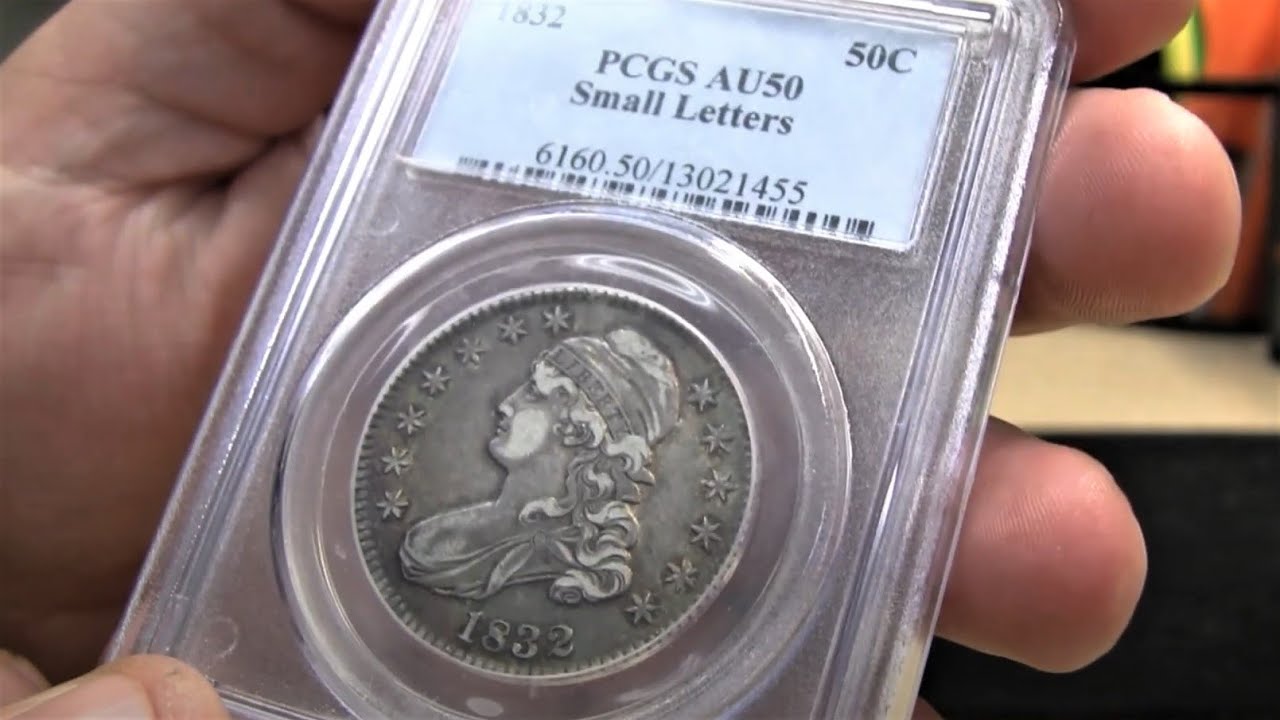 AU50 1832 Capped Bust Half Dollar - PCGS Type 1