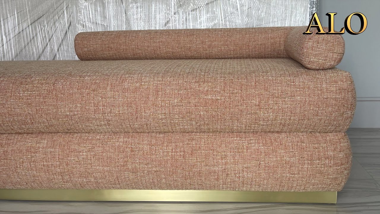 HOW TO MAKE A CHANNEL TUFTED BENCH- ALO Upholstery