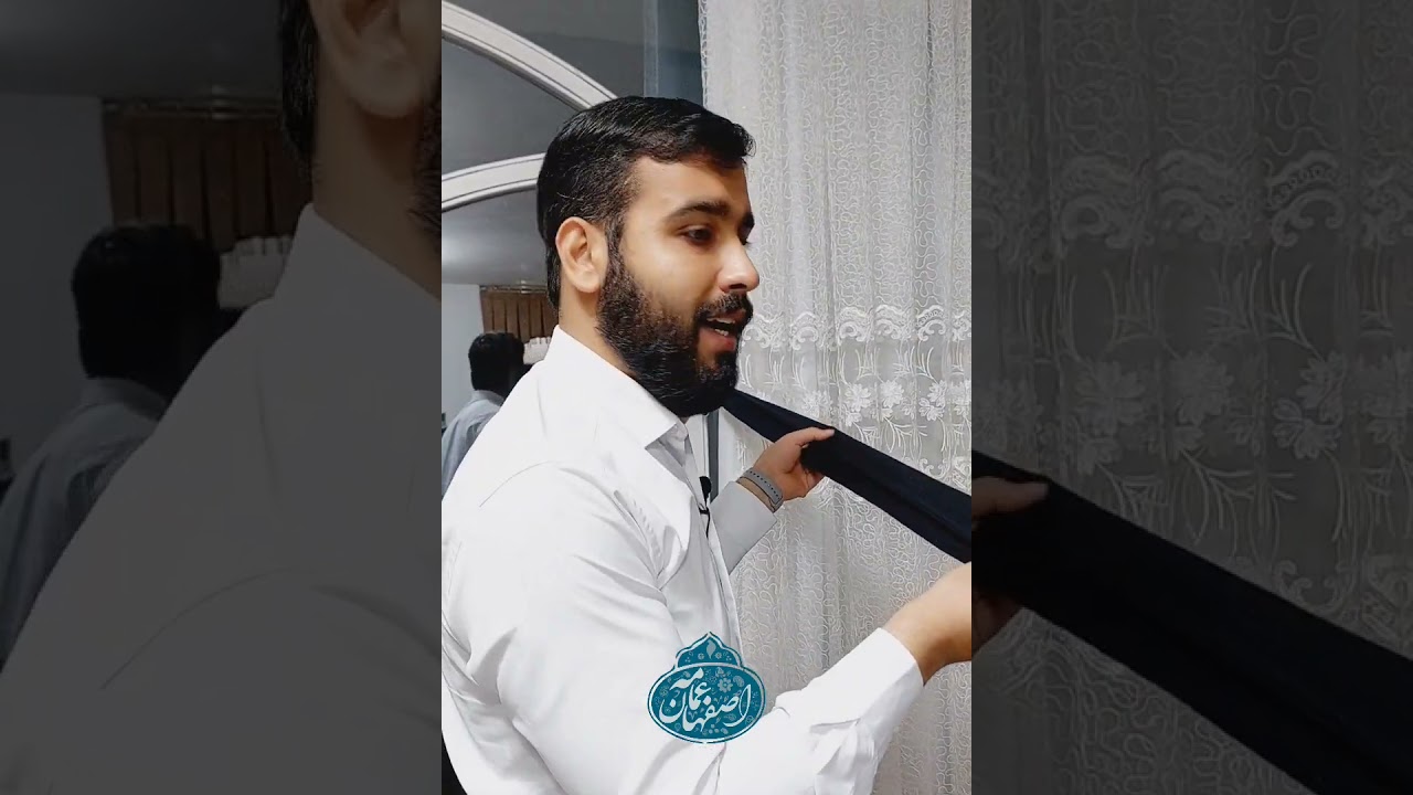 یک نفری پارچه عمامه را جمع کن