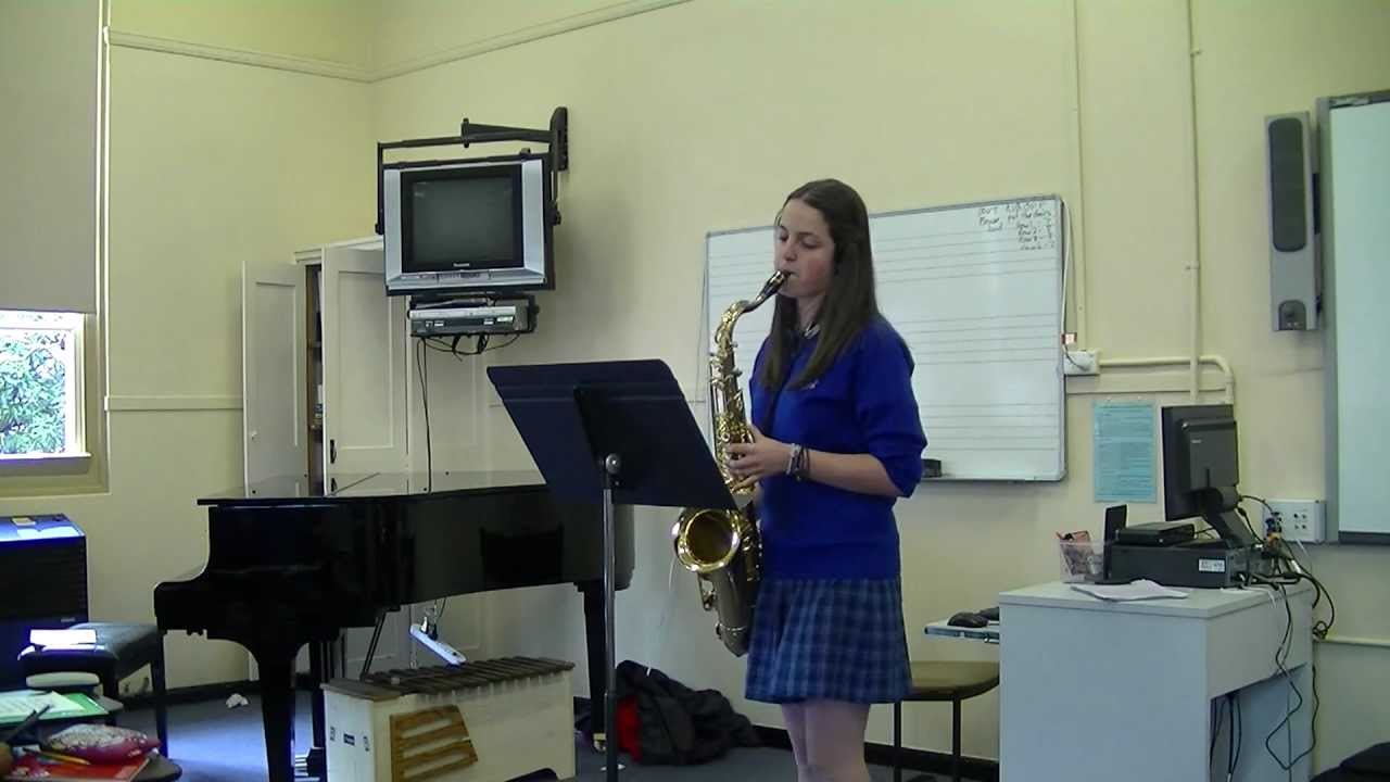 Hard Rock Blues saxophone solo