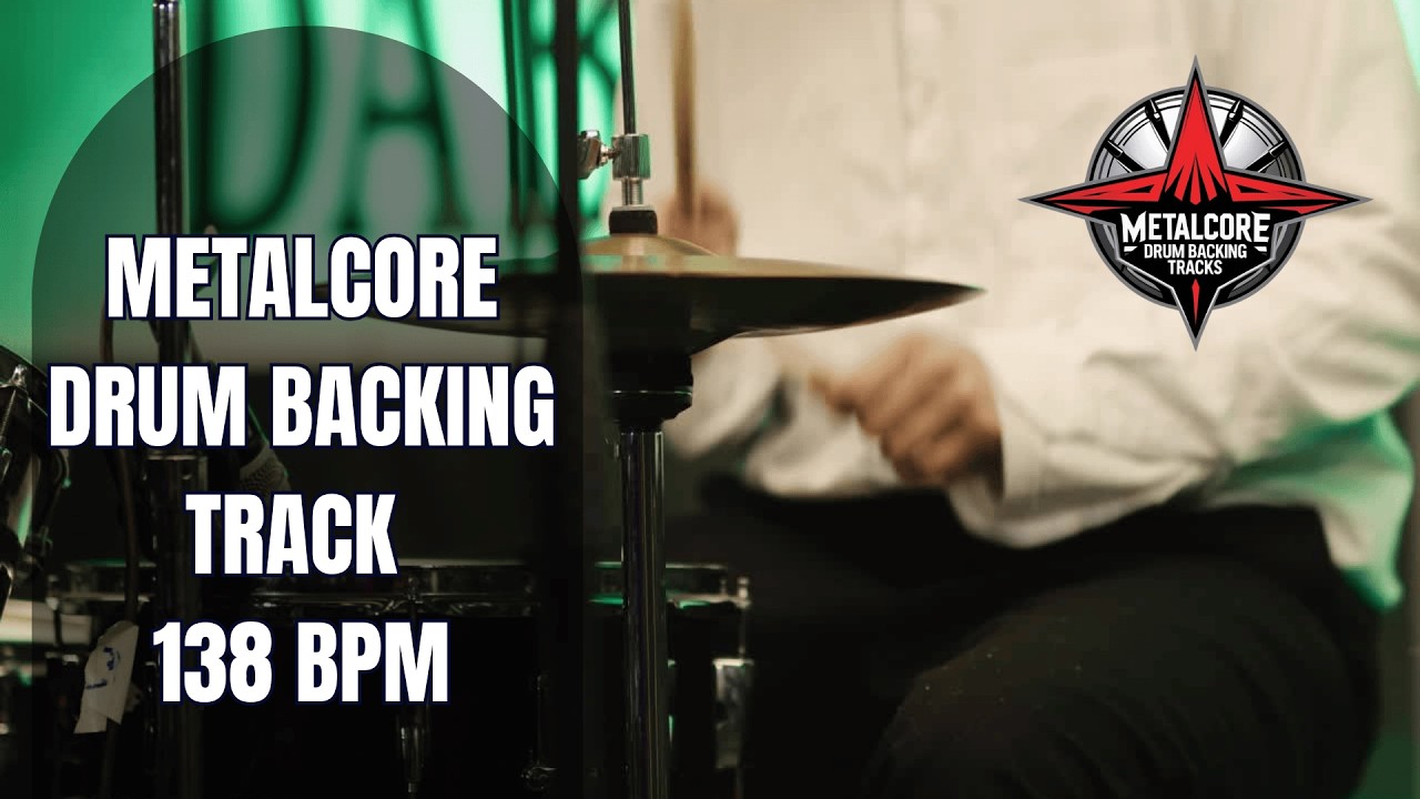 138 BPM Metalcore Drum Backing Track | High Energy Pulse