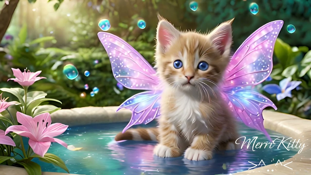 Fairy Kittens | Cute Kittens in the Forest | Adorable Kittens | Cute Fantasy Cats #cutecats #kitten