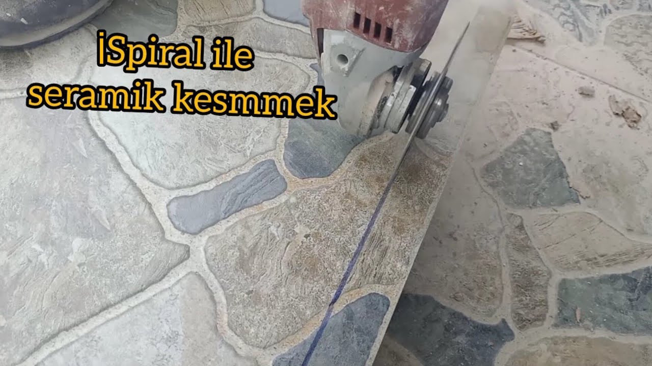 İspiral ile seramik kesme yöntemi✅