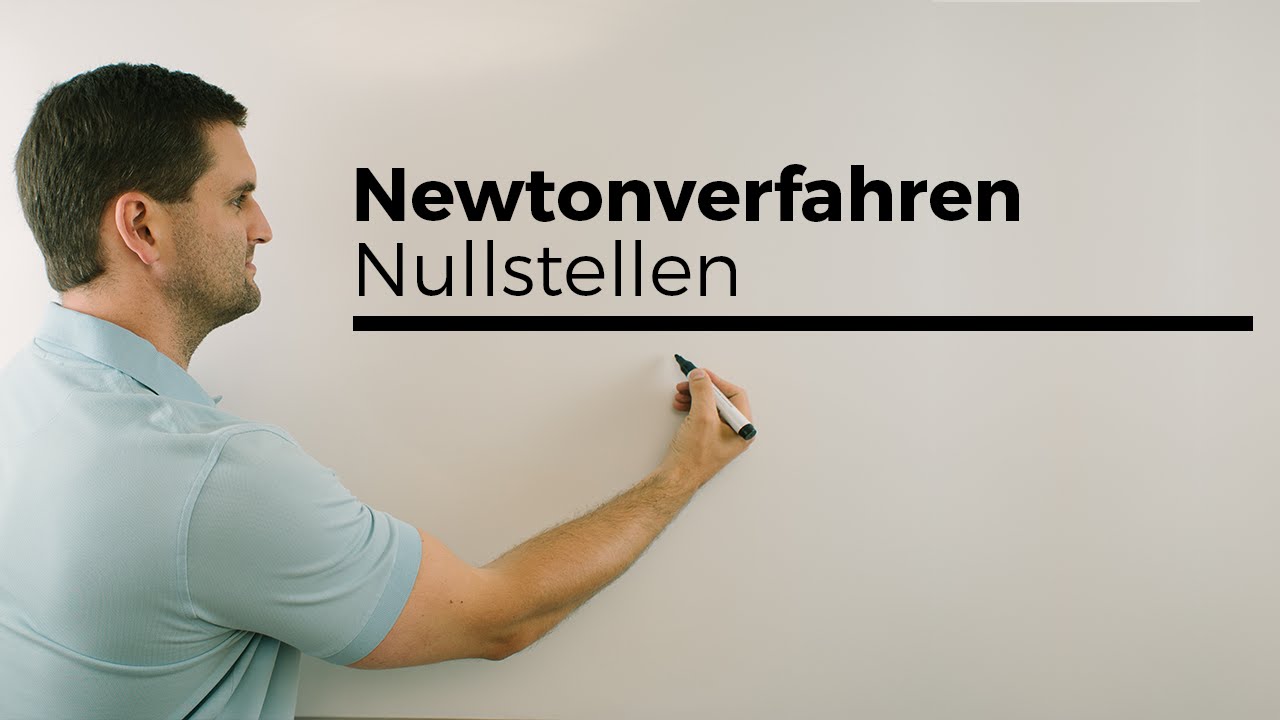 Newtonverfahren, Newtonsches Näherungsverfahren, Gleichungen lösen | Mathe by Daniel Jung