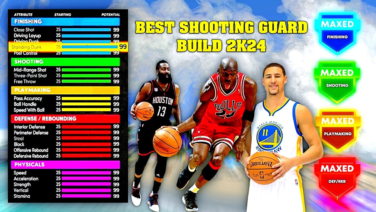 BEST Shooting Guard Build 2k24!!! Best SG Build in NBA 2k24 Next Gen!!!
