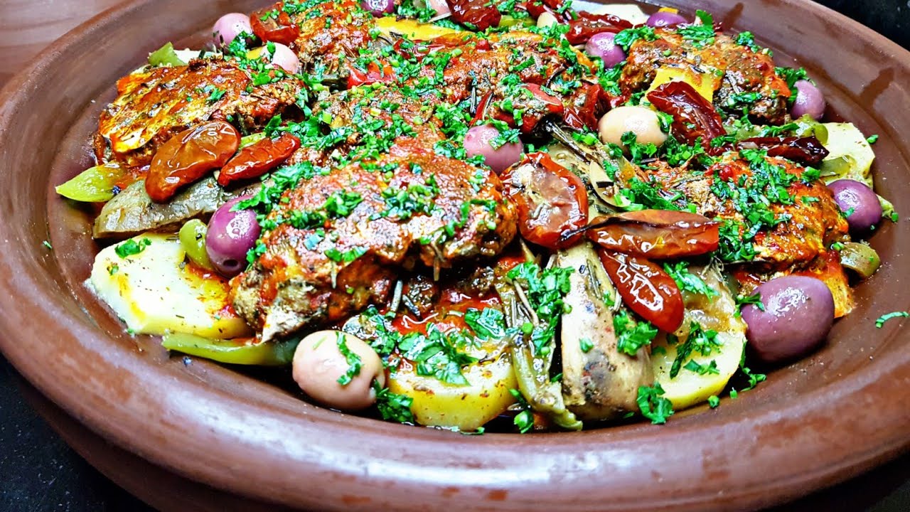 طاجين سمك الفرخ🐟🐟