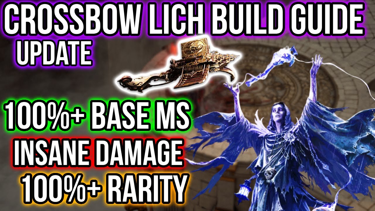 This Build is Absurd - Last Lament Crossbow Lich Build Guide - Path of Exile 2 - 0.3 The Third Edict