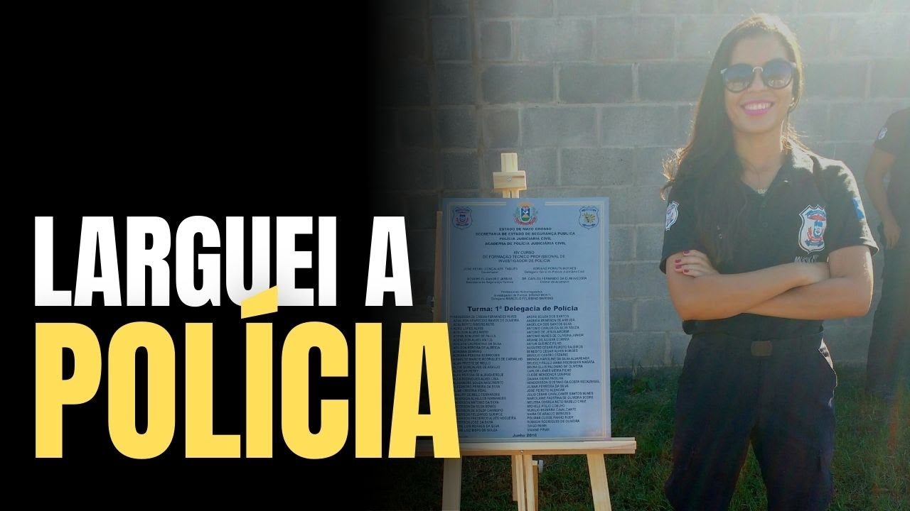 A verdade por trás da minha EXONERAÇÃO da POLÍCIA CIVIL