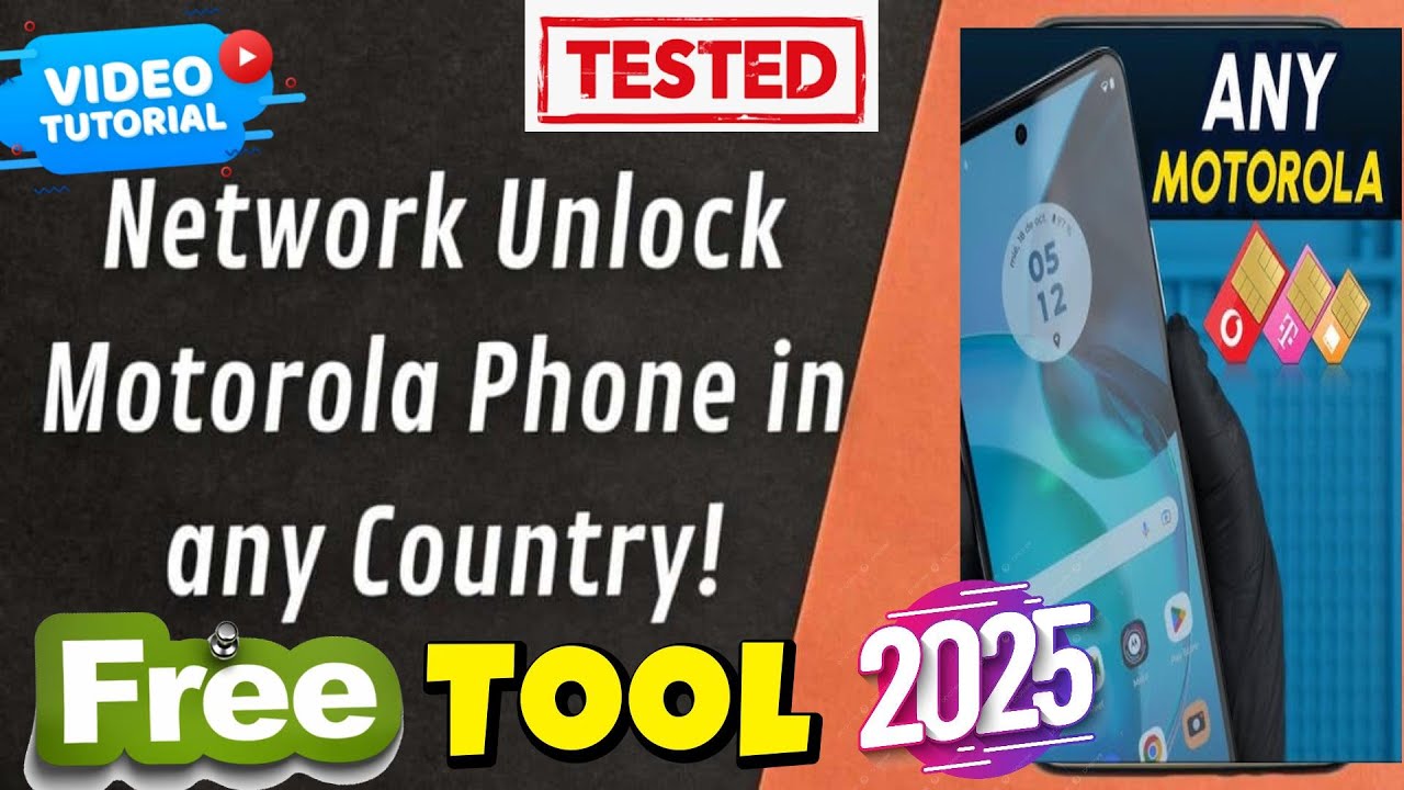 Motorola SIM Unlock App: Bypass Carrier Lock (Free & Easy 2025) | All Moto Network Unlock Tool