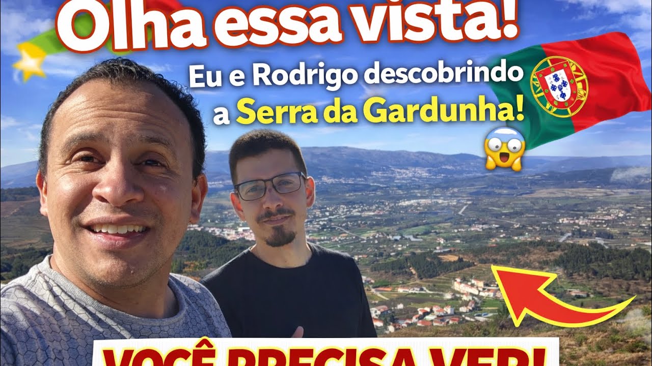 🔥 “Olha essa vista! Eu e Rodrigo descobrindo a Serra da Gardunha” ⛰️😲