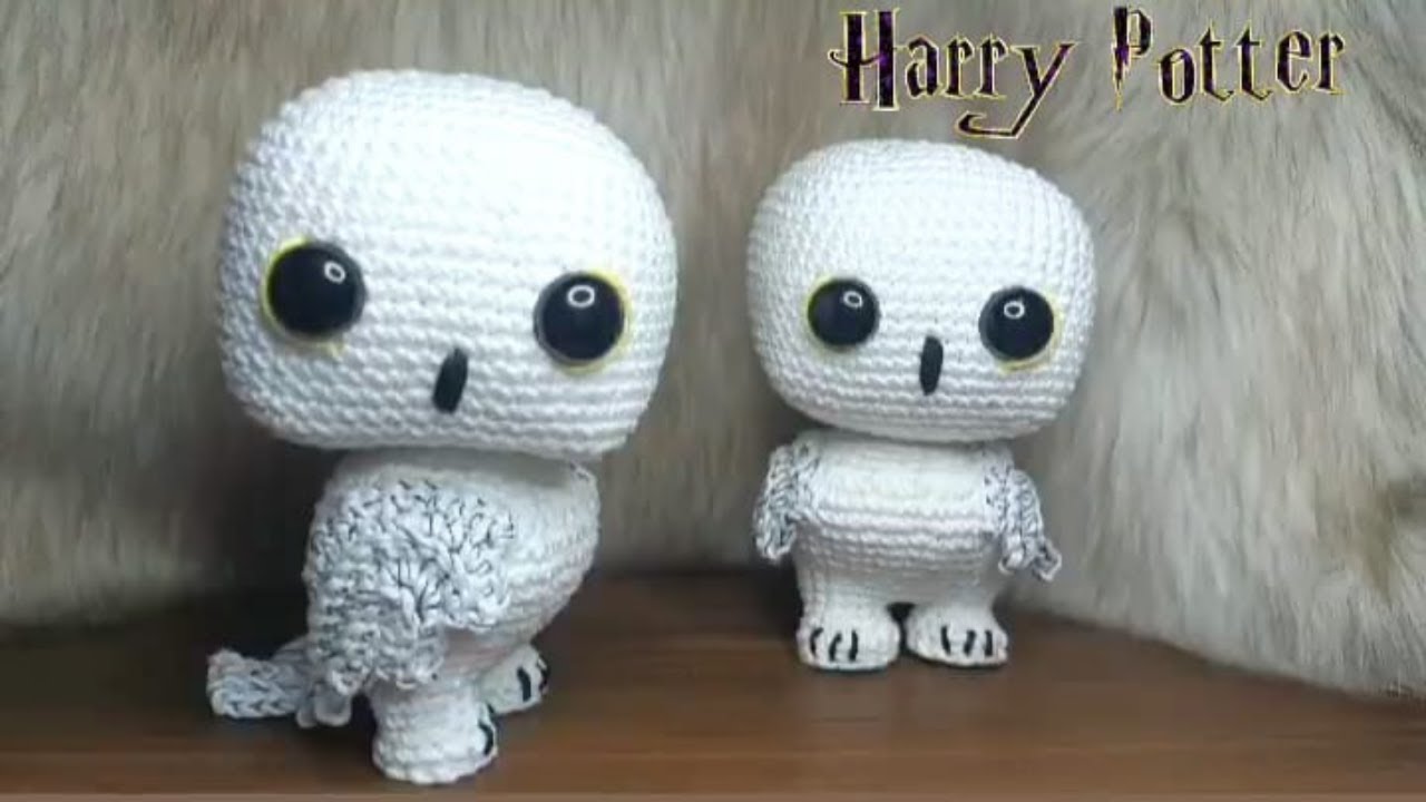 Coruja Edwiges (Harry Potter) FUNKO Amigurumi | PARTE 01
