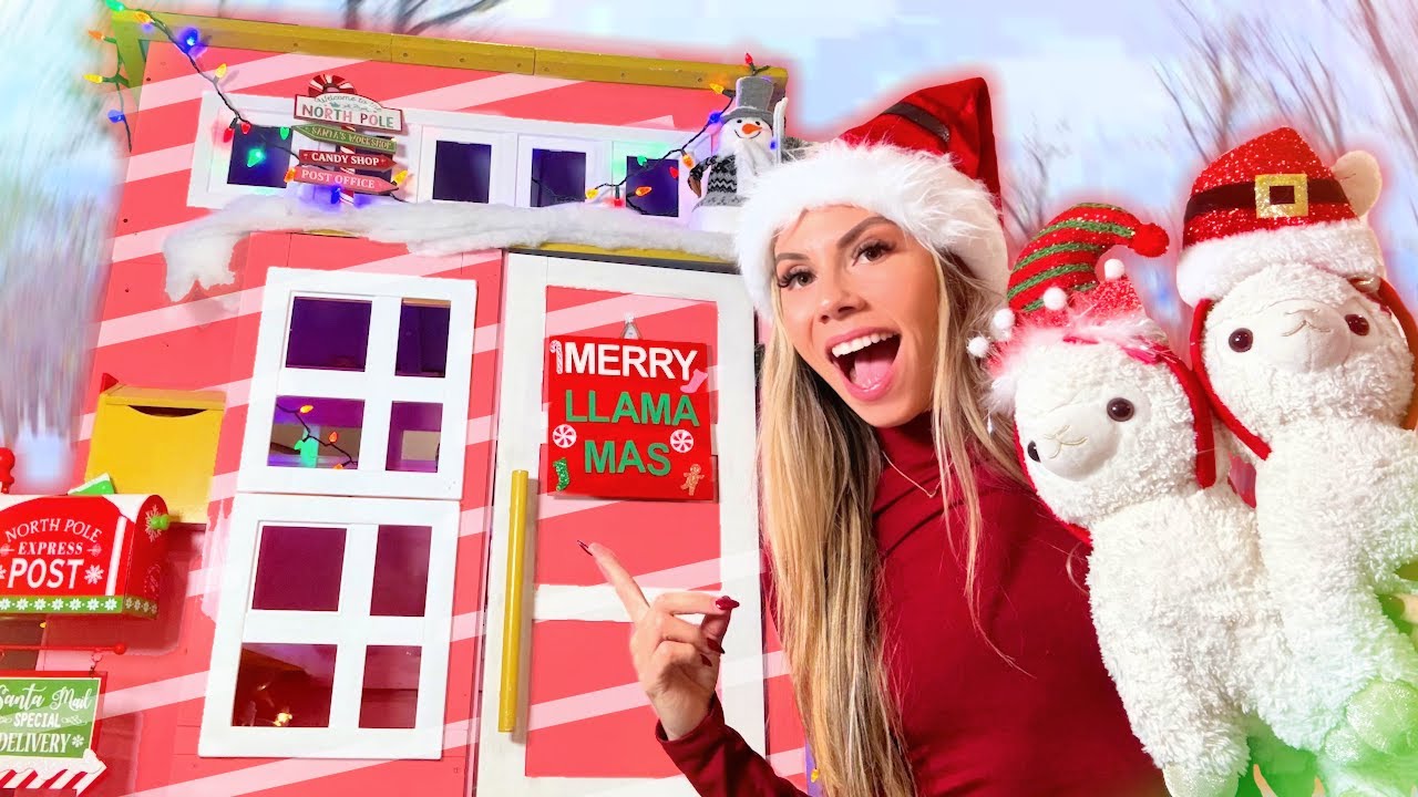 DECORATING My CRAZY LLAMAS HOUSE For CHRISTMAS