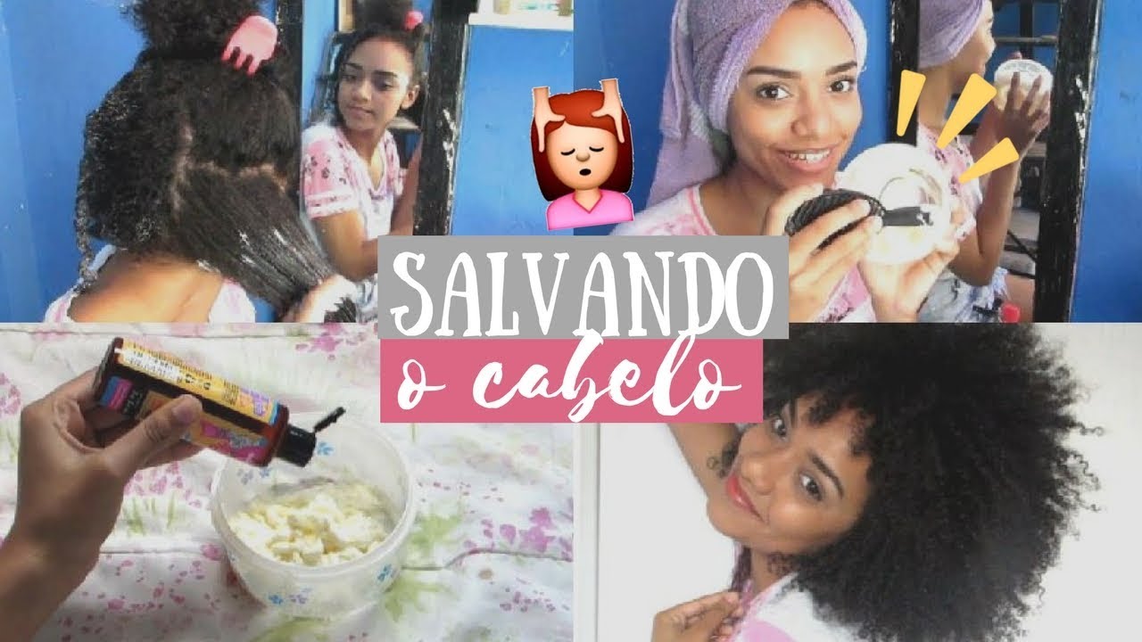 MELHOR MISTURINHA NUTRITIVA PARA SALVAR CABELOS RESSECADOS | Carol Soares