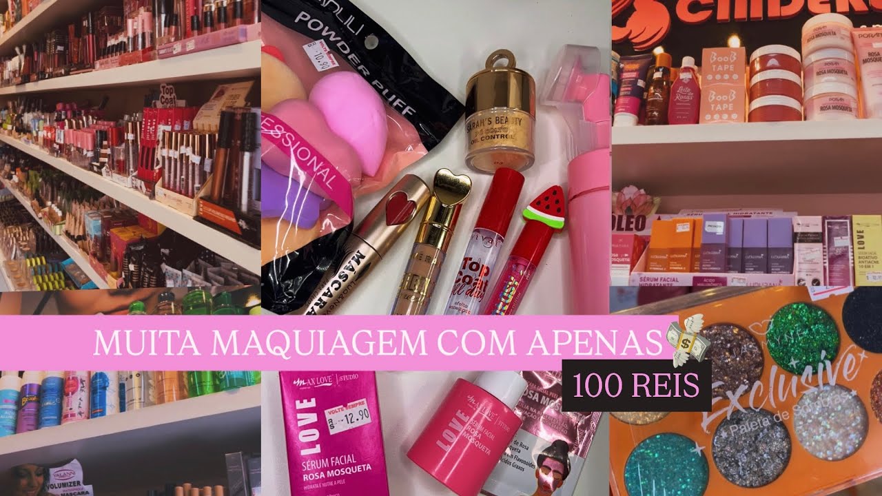 VLOG - Tudo que eu comprei de maquiagem com apenas 100 reais 💄🛍️🤩✨