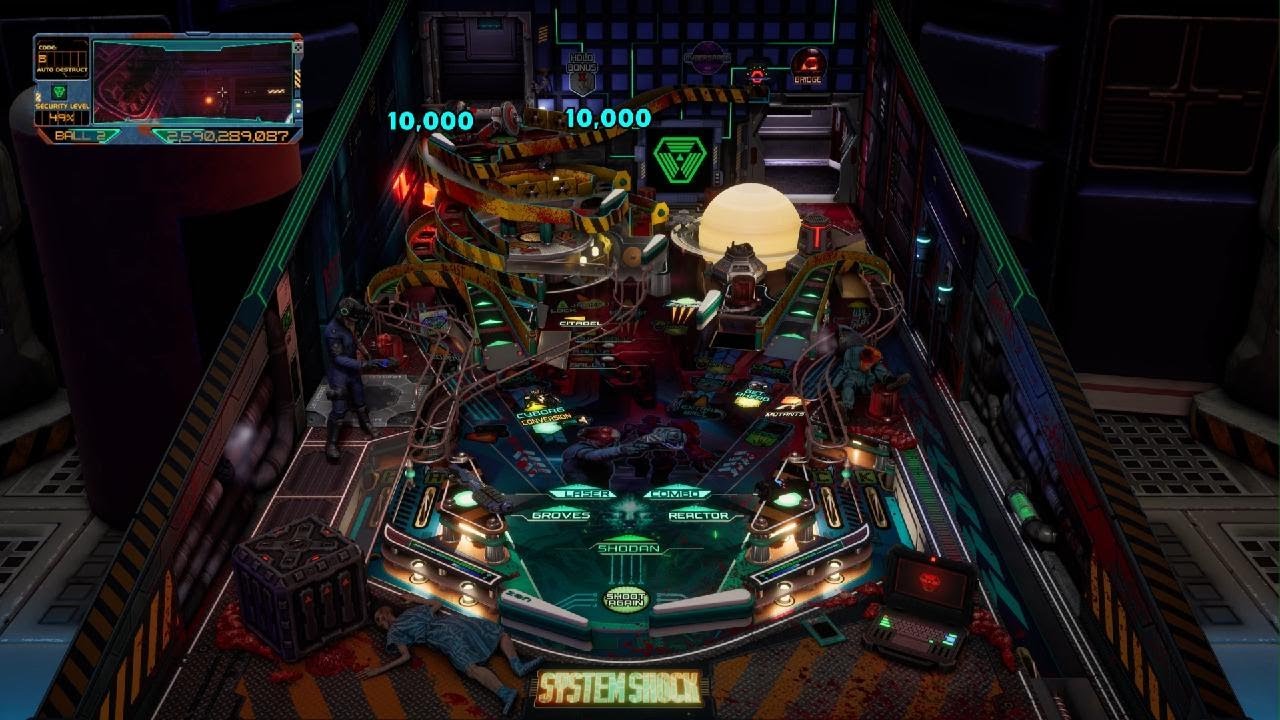 Демо TFFT Pinball M League / System Shock