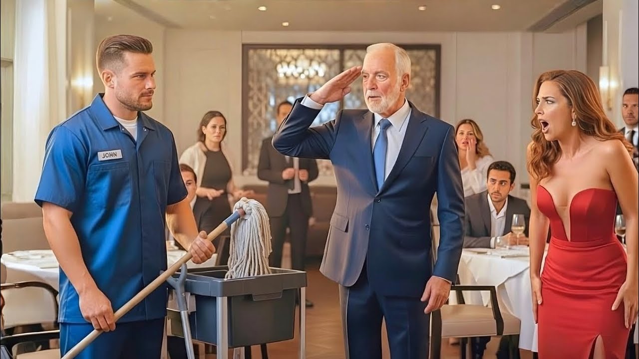 Blind Date Walked Out Laughing — Until She Saw Her Father Salute Him