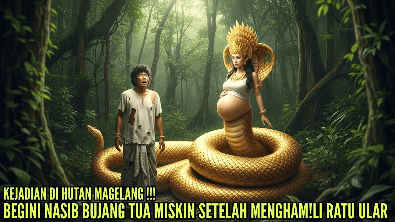 KISAH BUJANG TUA MISKIN MAGELANG DIHINA,DIUSIR,NASIB BERUBAH SETELAH MENGHAM!LI RATU ULAR CANTIK