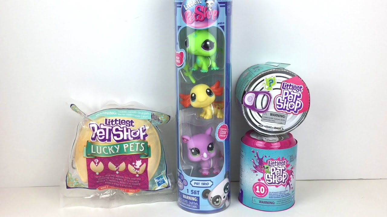 Littlest Pet Shop New Pet Trio Pack & Older Blind Bags Unboxing & Review #lps