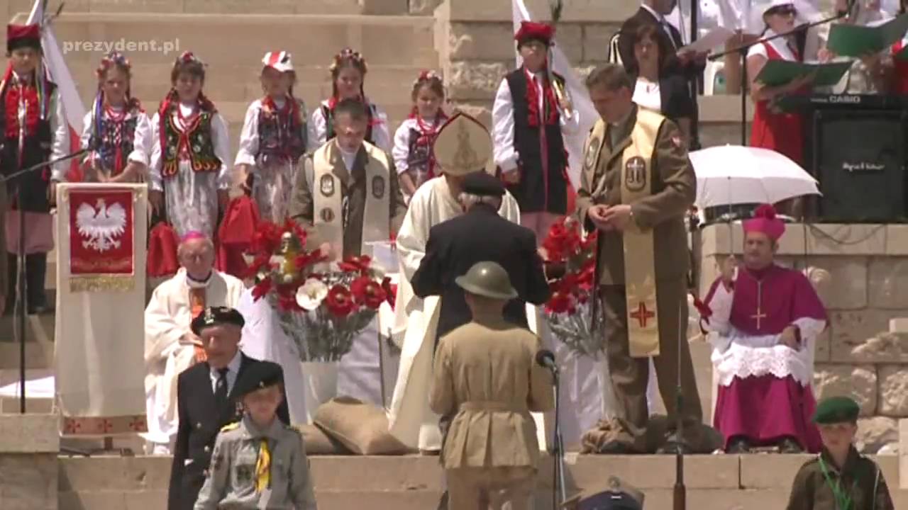 Prezydent na Monte Cassino