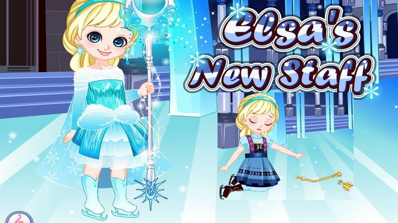 Elsa's New Staff Full Movie Play for Kids Fun-Disney Frozen Games-Princess Elsa Videos