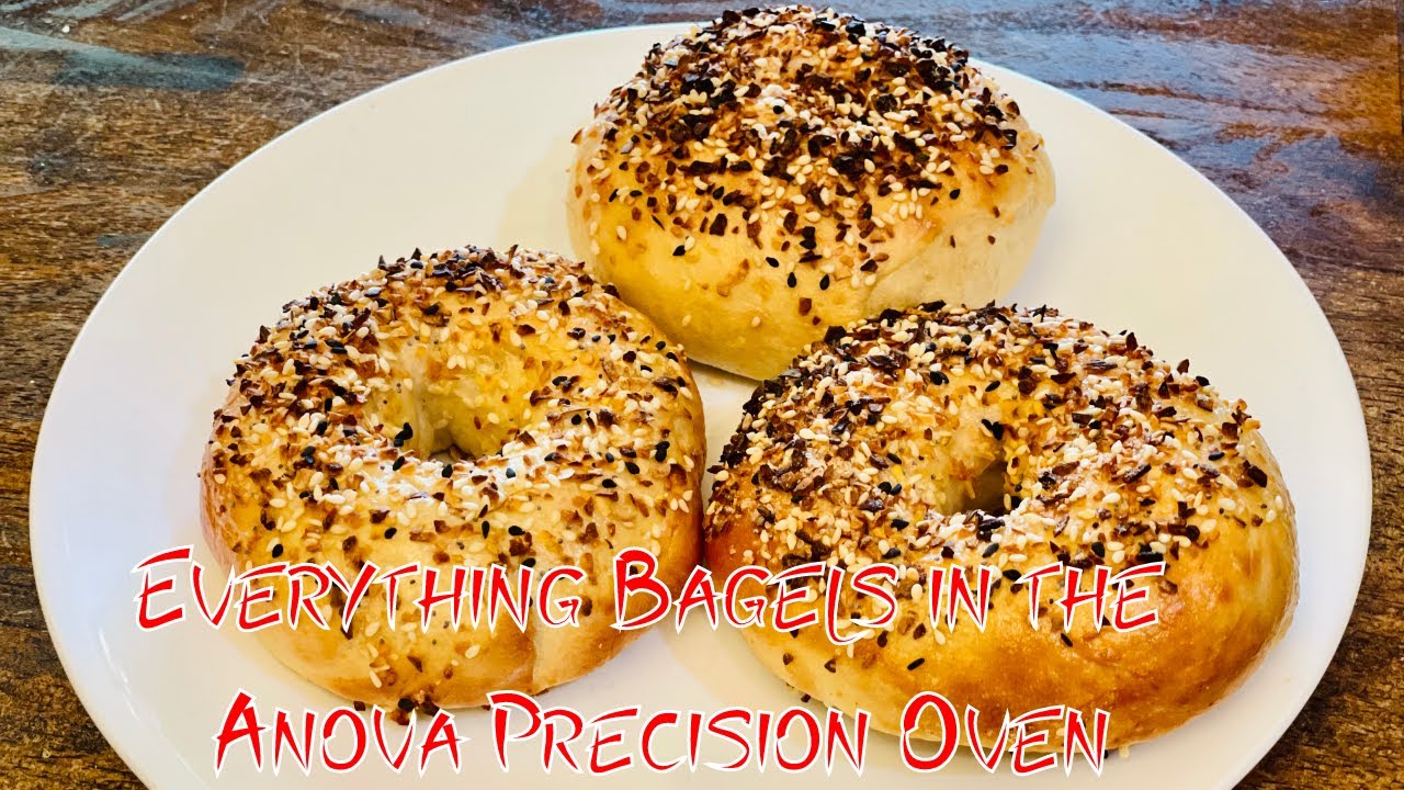 Homemade Everything Bagels in the Anova Precision Oven and F.Blumlein JU2500