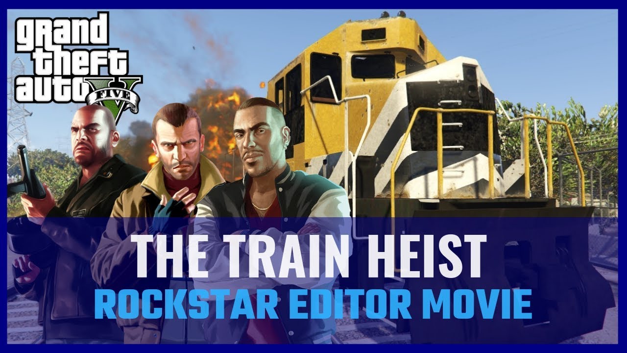 GTA V - The Train Heist (Niko, Luis & Johnny)