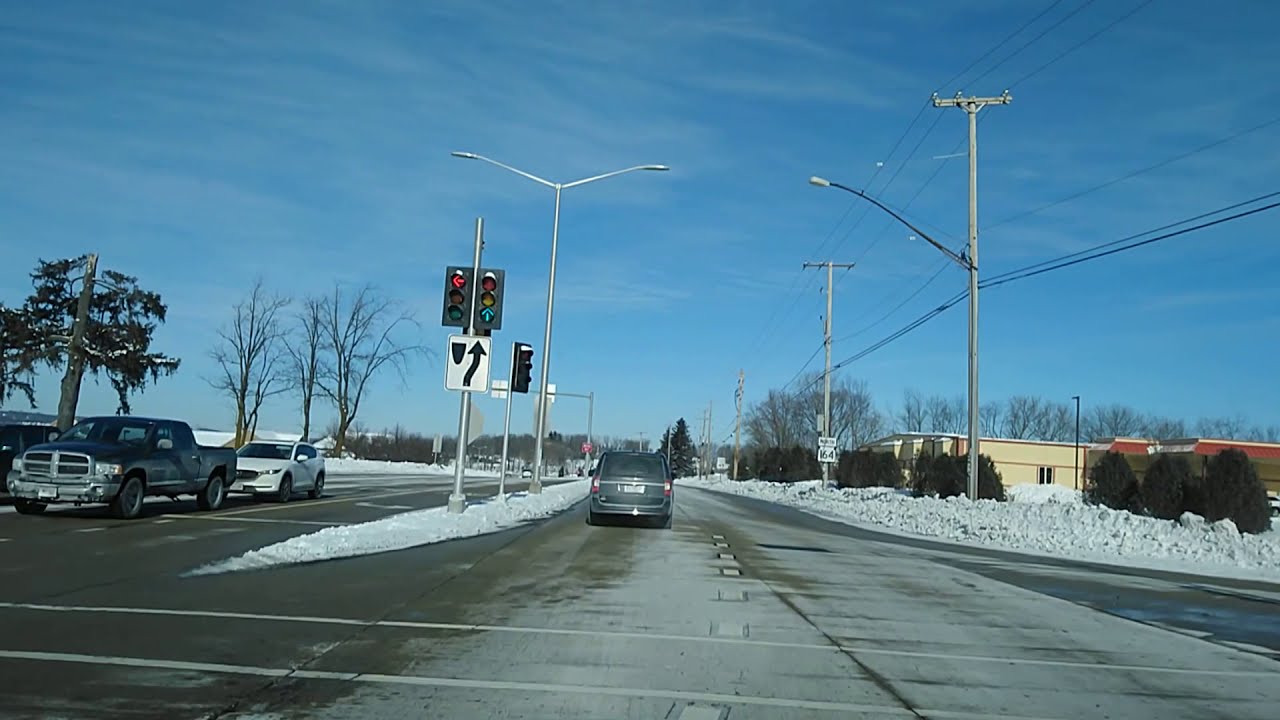 Driving from Pewaukee to Sussex, Wisconsin