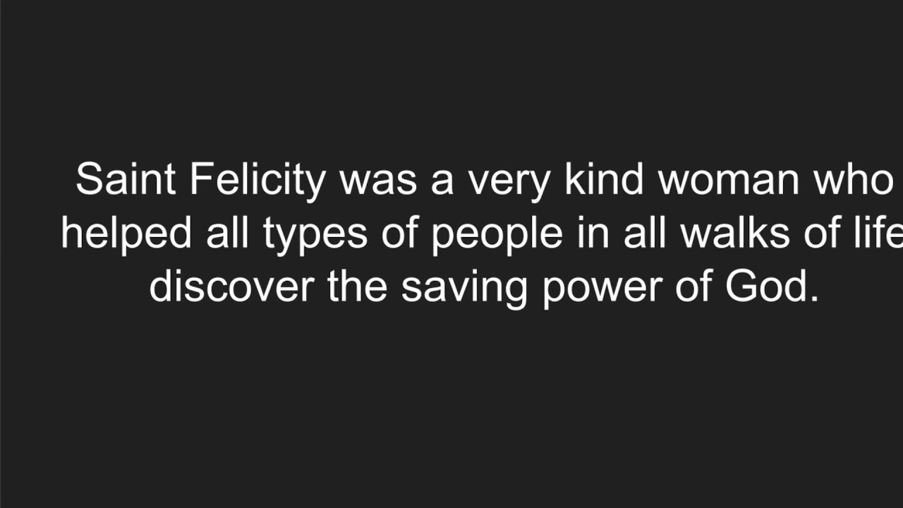 Saint Felicity of Rome