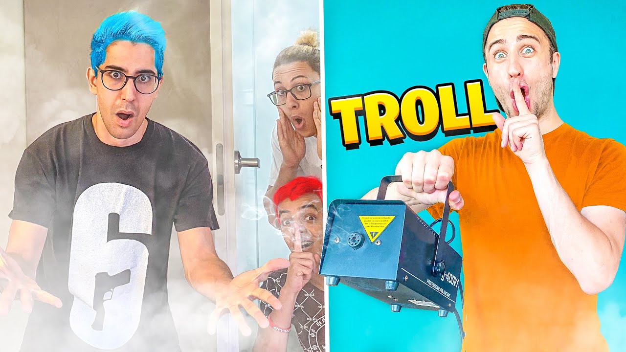 😂 TROLLO TEKNOYD RIEMPIENDO la STANZA di FUMO! (SCHERZO EPICO)