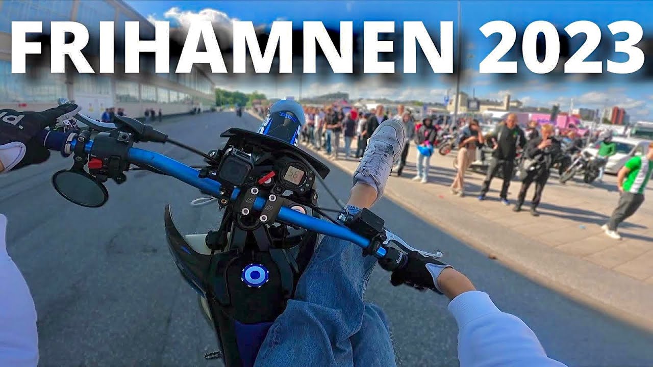 Я посетил КРУПНЕЙШУЮ ВСТРЕЧУ МОПЕДОВ В ШВЕЦИИ | FRIHAMNEN 2023 End |