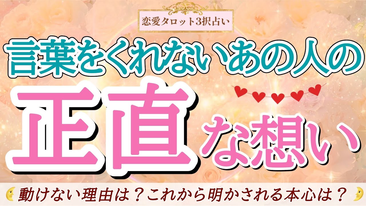 【恋愛タロット3択占い】これからの二人の未来は明るいようです☆あなたの知らないあの人の気持ちは？進展がなかった理由に迫ったら、あなたに対して凄く真剣なあの人の姿がみえてきました｜バランガン浜田らっこ
