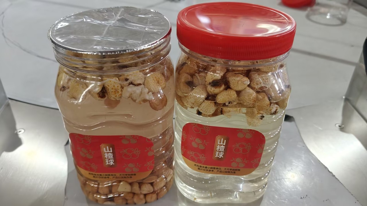 Fharvest Sauce & Pickled Peppers Plastic Jar Filling Film Sealing Capping Labeling Machine Line