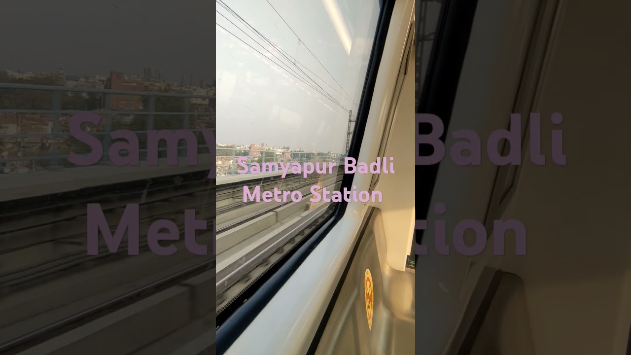 The Samaypur Badli is a terminal station on the Yellow Line of the Delhi Metro.