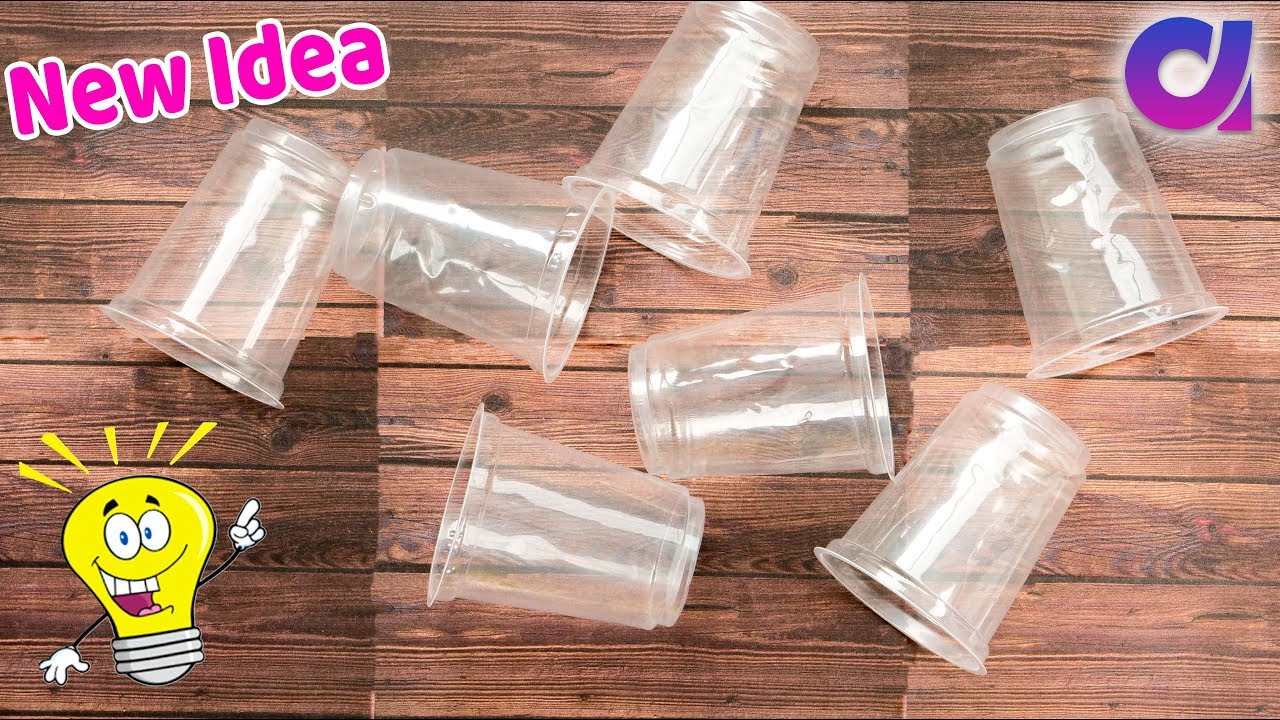DIY Guldasta from plastic glass | Best out of waste | Artkala