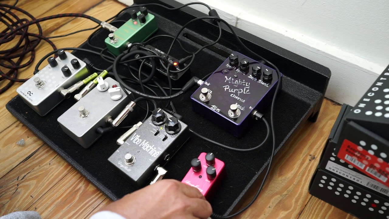 One Control Raspberry Booster pedal demo - a dirty little boosting machine!