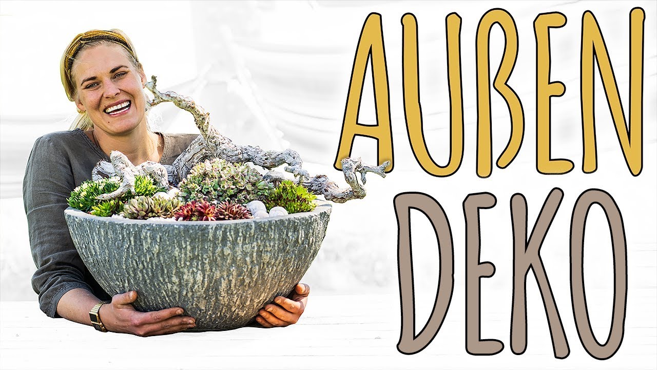 AUßENDEKO - KAUM PFLEGE, SOMMER PUR - DIY